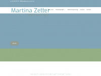 martina-zeller.de Webseite Vorschau