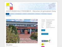 geestlandschulefredenbeck.de Webseite Vorschau