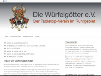 wuerfelgoetter.de Webseite Vorschau