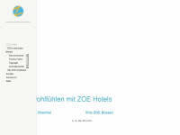 hotel-zoe.de Webseite Vorschau