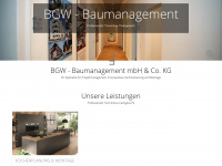 bgw-baumanagement.de Webseite Vorschau
