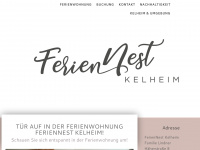 feriennest-kelheim.de Webseite Vorschau