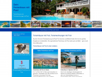 dein-ferienhaus-mit-pool.com Webseite Vorschau