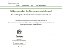 burgergemeindelotzwil.ch Webseite Vorschau