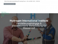 hydrogeninstitute.com Webseite Vorschau