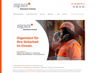 spa-sicherheit.ch Webseite Vorschau