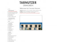 tarnutzer-gravuren.ch Webseite Vorschau