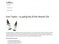 keto-tropfen.info Webseite Vorschau