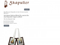 skapulier.info Webseite Vorschau