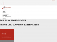 fair-play-babenhausen.de Webseite Vorschau