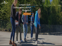 urbangolf-burgdorf.ch Webseite Vorschau