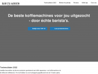 baristaworden.nl Webseite Vorschau