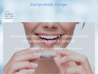 prothetiker.ch Webseite Vorschau