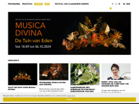 musica-divina.be Webseite Vorschau