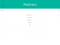 plastrans.com Webseite Vorschau