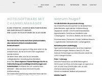 hugo-hotelsoftware.com Webseite Vorschau
