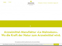 malmaison.ch Webseite Vorschau