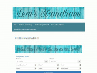 lenis-strandhaus.de Webseite Vorschau