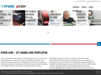 pferd-vsm.se Webseite Vorschau