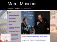 marc-masconi.com Webseite Vorschau