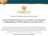 dermapoint.ch Webseite Vorschau