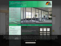 glas-rees.com Webseite Vorschau