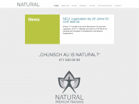 naturalpremiumtraining.ch Webseite Vorschau