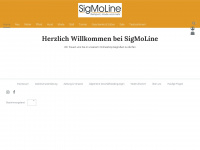 sigmoline.de Webseite Vorschau