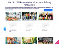 kidsalarm.org Webseite Vorschau