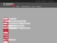 cv-styling.de Webseite Vorschau