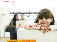 aupair-society.de Webseite Vorschau