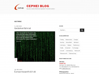 cephei.blog Webseite Vorschau