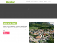 enphor.ch Webseite Vorschau