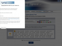 typing-speed.net Webseite Vorschau