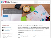 nils-reimers.de Webseite Vorschau