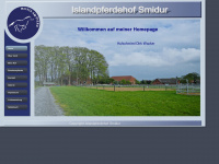 islandpferde-smidur.de Webseite Vorschau