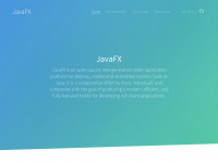 openjfx.io Webseite Vorschau