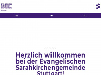 sarahgemeinde.de Webseite Vorschau