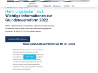 grundsteuerreform-wep.de Webseite Vorschau