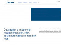 theben.hu Webseite Vorschau