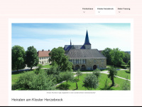 kloster-herzebrock.de Webseite Vorschau