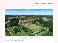 kloster-clarholz.de Webseite Vorschau