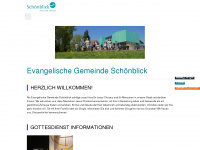 schoenblick-gemeinde.de Webseite Vorschau