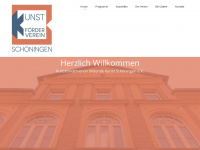 schoeninger-kunstverein.de Webseite Vorschau