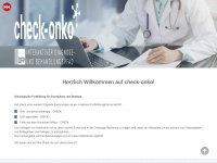check-onko.at Webseite Vorschau