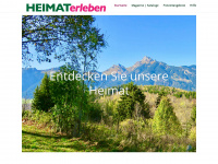 heimat-erleben.info Webseite Vorschau