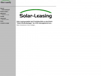 solar-leasing.de Webseite Vorschau