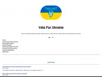 vetsforukraine.com Webseite Vorschau