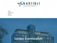 kohlibri-eventlocation.de Webseite Vorschau