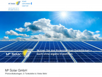 m3solar.eu Webseite Vorschau